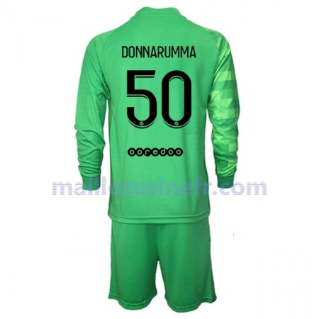Maillot de Foot Paris Saint-Germain Gianluigi Donnarumma 50 Gardien Troisième 2021-22 Manches Longues - Enfant